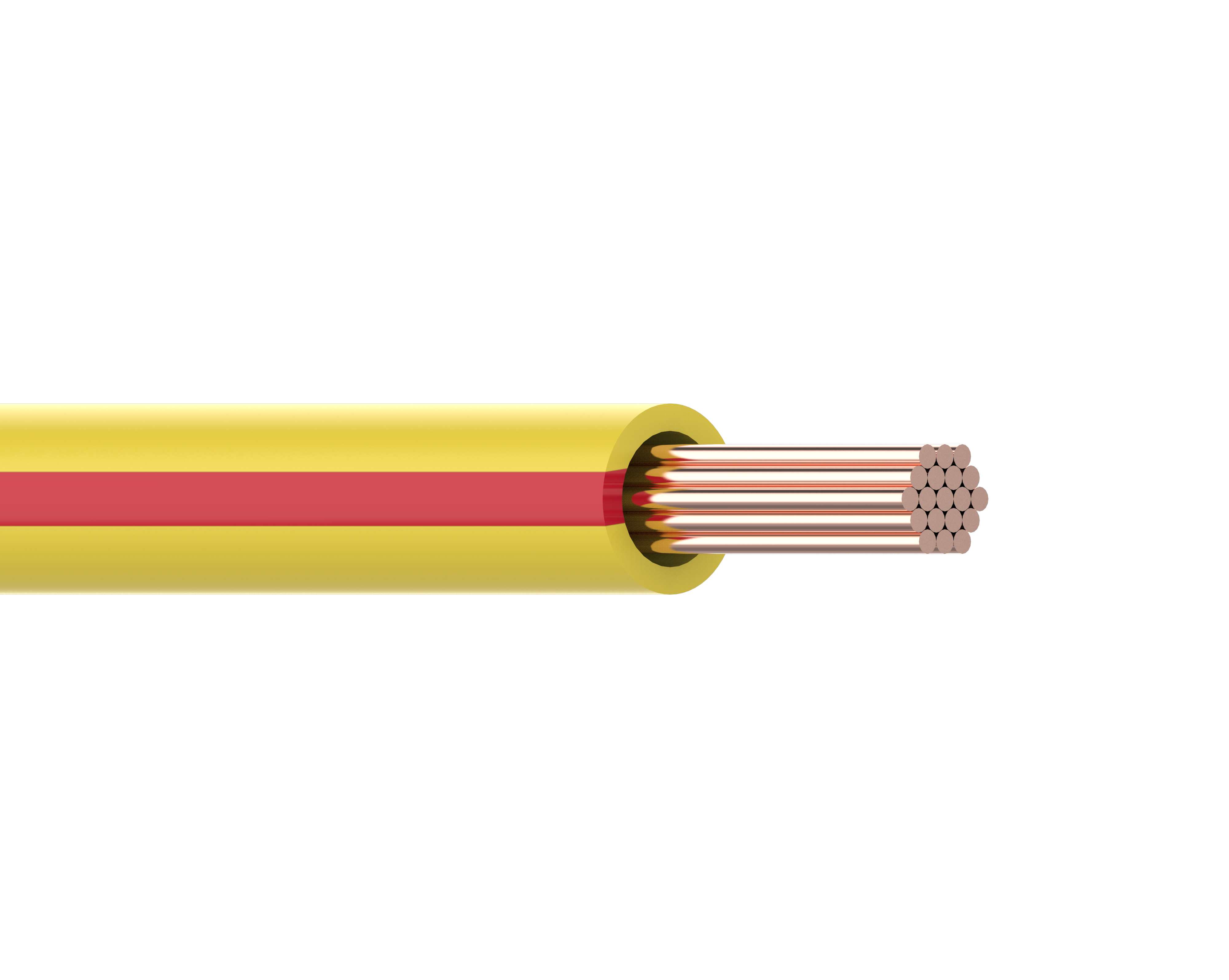 Primary wires V1 黄色+红色条纹